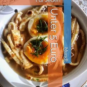 Unter 5 Euro – Für Jeden Genussvoll kochen mit kleinem Budget In Zeiten steigender Lebenshaltungskosten wird es immer wichtiger, preisbewusst zu kochen, ohne auf Geschmack und Vielfalt zu verzichten. Dieses Kochbuch bietet dir 40 kreative Rezepte für jeweils vier Personen – und das alles für unter 5 Euro pro Gericht. Ideal für Familien, Studierende, Singles und alle, die lecker essen und dabei sparen möchten.